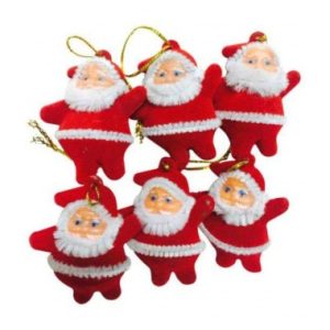 2 Inch Santa Claus of 6 pcs