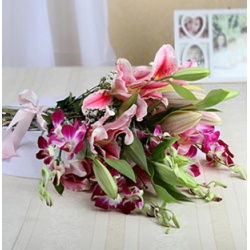 Mixed Flowers Bunch Online