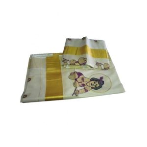 Designed Kerala Set Mundu