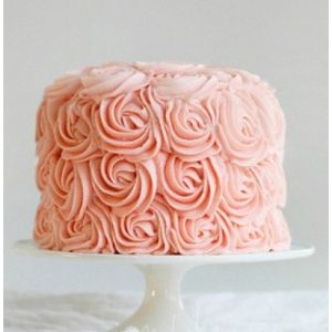 Pink_Roses Ombre Cake
