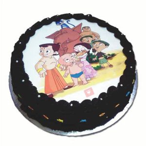 Chocolate photo cake